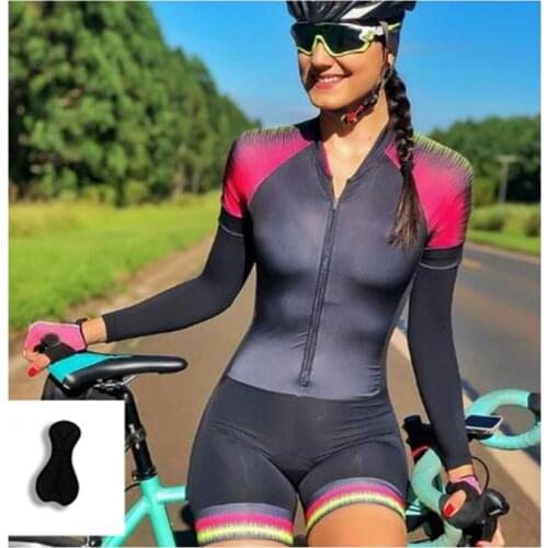 2021 Summer Professional Ladies Mountain Bike Jerseys Suit, Cycling Jersey Women Cycling Clothes For Women Set TriathlonJumpsuiT