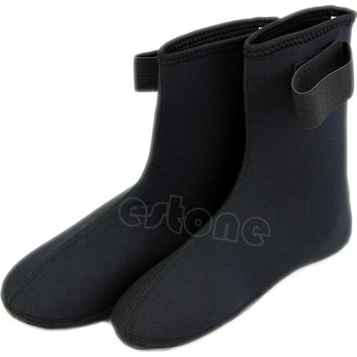 3mm Neoprene Watersport Socks Diving Scuba Surfing Swim Wetsuit Snorkeling Boots E56D