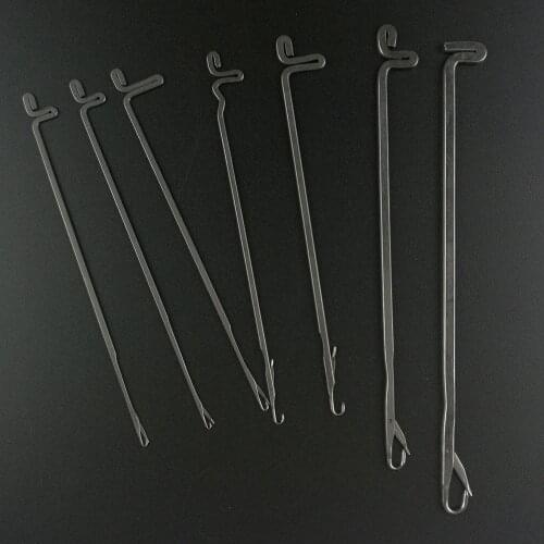 7 Mixed Size Latch Needles Crochet Hook Knitting Tools Bearded Hooked Needles Hand CraftsTools Supplies DIY Accessories
