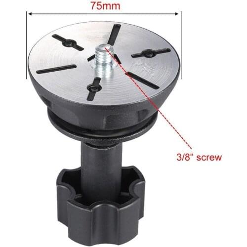 75mm Half Ball Flat to Bowl Adapter f/ Fluid Head Tripod DSLR Rig Camera