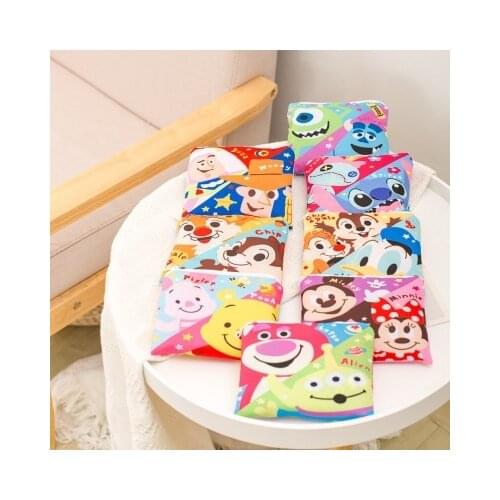 Disney Stitch Pooh Mickey Minnie Anime Figures Cartoon Product Cosplay Accessories Storage Shopping Bag Unisex Gifts