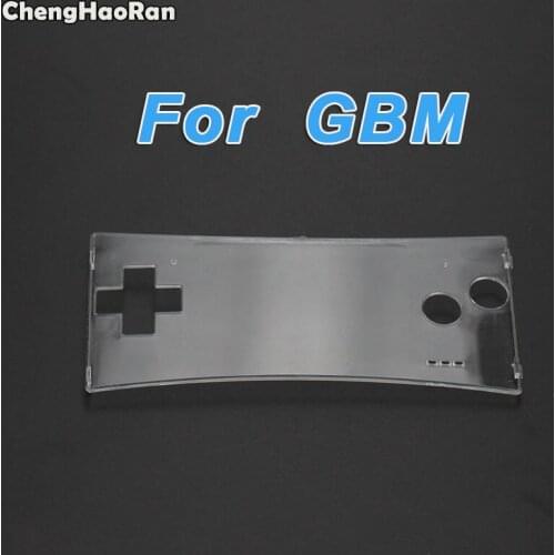 ChengHaoRan 10pcs/lot Clear Repair Front Housing Shell Faceplate Case Cover for Nintendo Gameboy Micro for GBM Front Panel