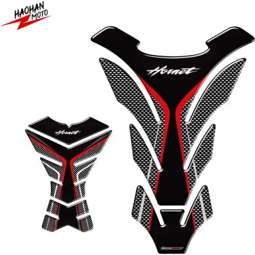 For Honda Hornet CB600F CB650F CB250 CB1000R Tankpad 3D Carbon-look Motorcycle Tank Pad Protector Decals