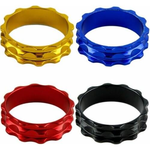 Headset Spacer Aluminum Toothed Stem Spacer For Road Bike MTB Bicycle Stem Free Shipping