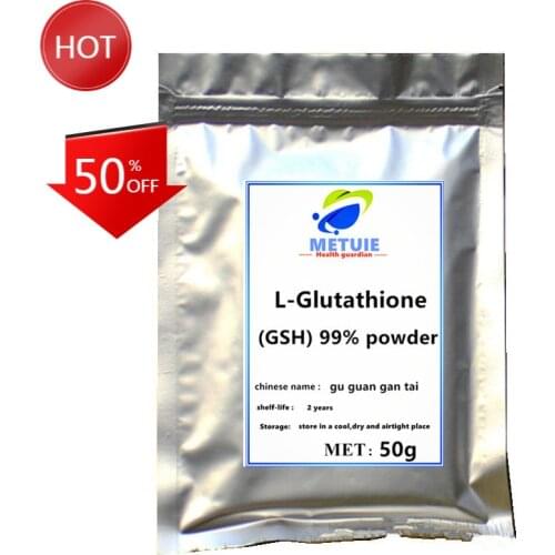 Hot Sale 99% L-Glutathione Reduced Powder 1pc (GSH) Super Active Skin Whitening Care Face Supplement Food And Cosmetics