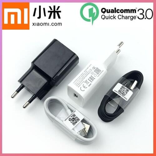 Original Xiaomi EU Fast charger adaptive 18w Quick Charge power adapter for mi 8 9 se 9t mi a2 a1 max 3 mix 3 2 Redmi note 7 pro