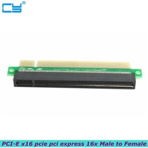 Best Quality Riser PCI-E x16 Pcie Pci Express 16x Male to Female Riser Extension Card Adapter Converter For 1U 2U 3U IPC Chassis