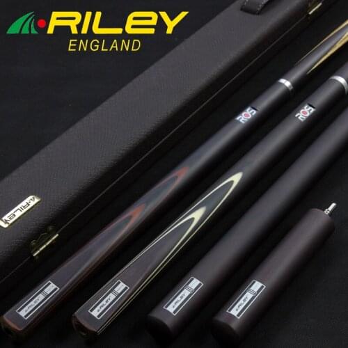 Professional 3/4 RILEY ROS-4B Snooker Cue Competition High-end Handmade Billiard Cue Kit Stick with Case with 2 RILEY Extensions