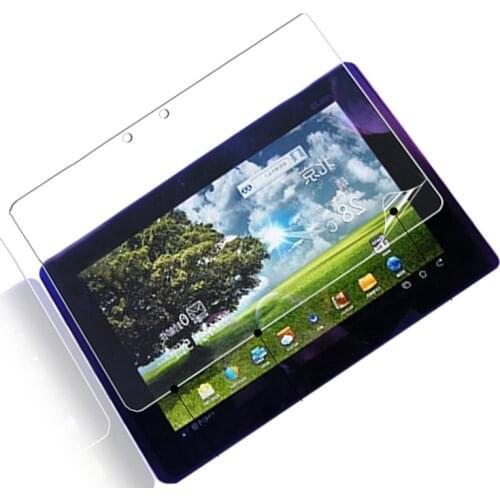 Best quality Clear Glossy screen protector film For Asus Eee Pad TF101 10.1" tablet front HD lcd screen protective films + tools