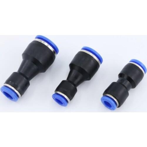PU PG 4mm 6mm 8mm 10mm Air water Hose Tube Push in Straight Gas Quick Connector Pneumatic Fittings Fitting Plastic Connector