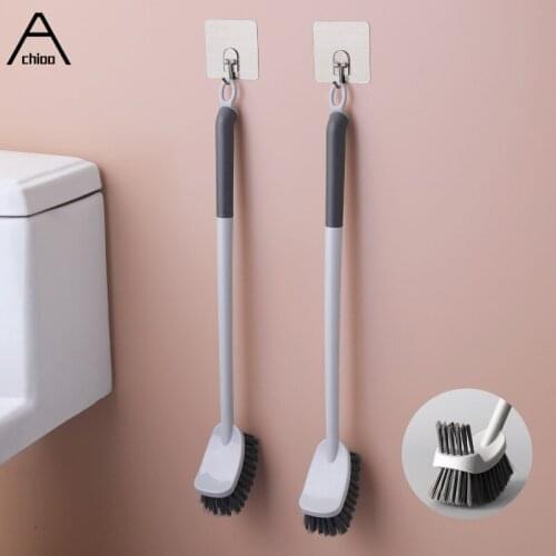 Bathroom Corner Cleaning Brush Household Crubber Bent Wc Cleaner Long Handle Toilet Brush Washing Accessories