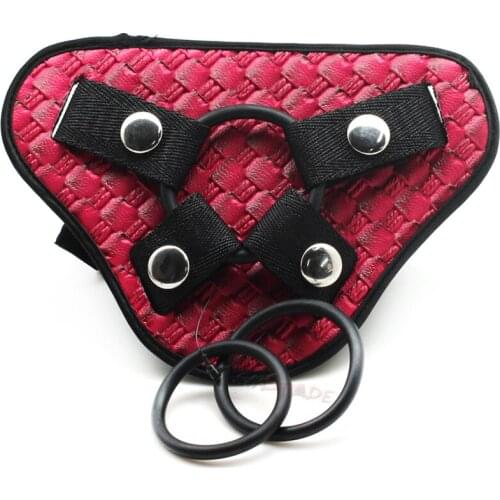 Smspade PU Adjustable Bdsm Bondage Harness with Penis Ring,Adult Sex Toys For Couple Bedroom feitish BDSM restraint adult Game