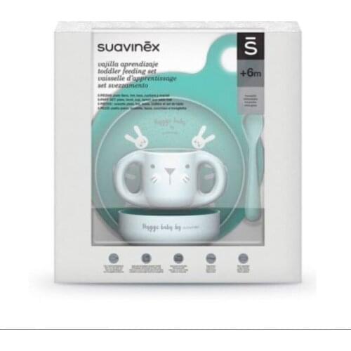 SUAVINEX - VAJILLA INFANTIL VERDE +6M