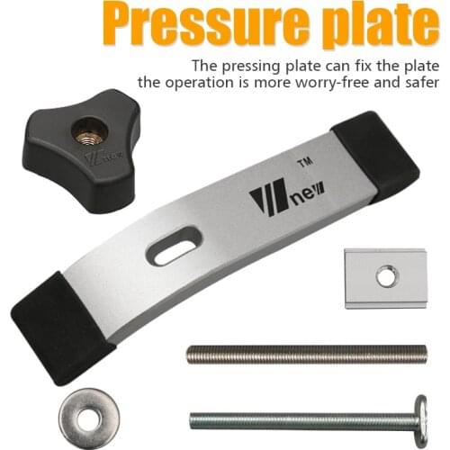 Woodworking Ruter Table T Track Metal Quick Acting Hold Down Clamp Set for T-Slot T-Track Wood Working Tool Accessories