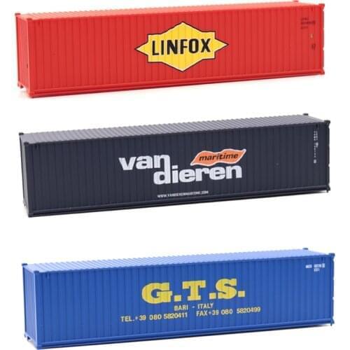 1 Pcs Train Construction Accessories Container Model Toy 1/87 Diorama Different Styles Sand Table Production Mini Scene