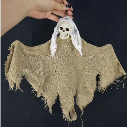 1pcs Mini Halloween Skeleton Falling Ghost Ornaments Horror Bar Accessories Home Halloween Decoration Outdoor