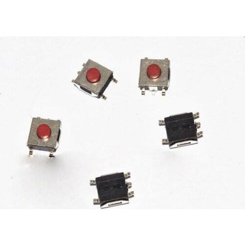1000PCS/Lot SMD Push Button Switch 6* 6*3.1mm 5 feet Red For notebook