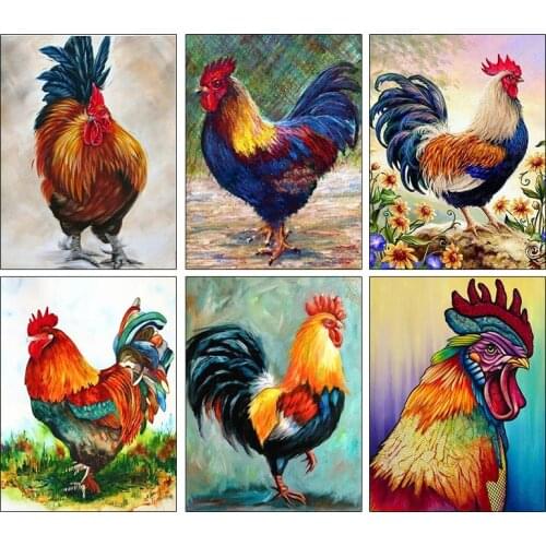 ARMYQZ Diamond Embroidery Animal Diamond Embroidery Kit Cross Stitch Kit Diamond Painting Full Square Round Drill