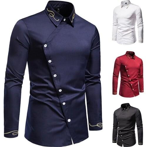 Мужские приталенные рубашки AUSO China At AliExpress