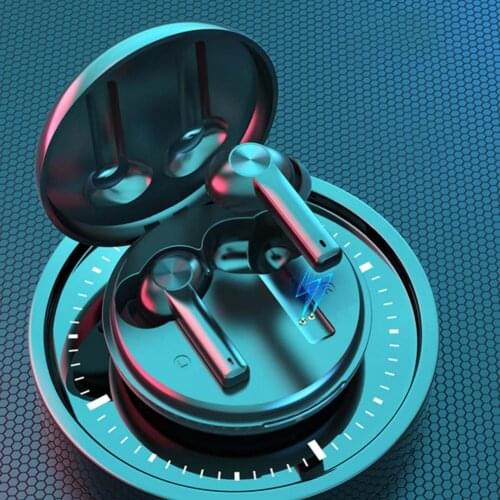 B16 Wireless Earphones Lossless Quick Transmission Digital Display Mini Bluetooth 5.0 Headphones for Sports