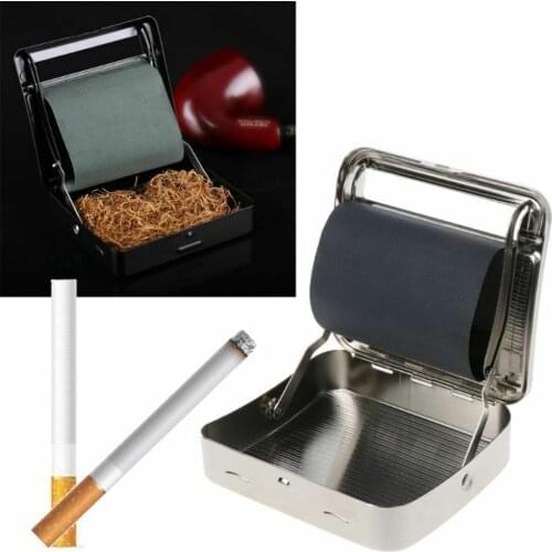 Metal Rolling Machine Tobacco Cigarettes Case 70mm Manual Tobacco Roller Cigarette Rolling Machine For Smoking Erliao