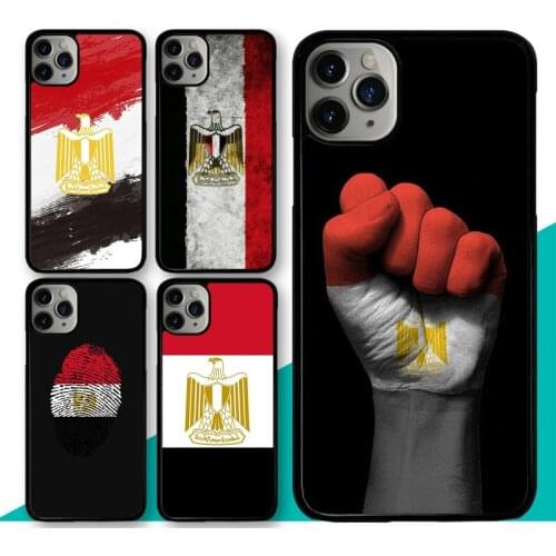 Egypt Flag TPU Case For iphone XS MAX X XR 5S 6S 8 7 Plus SE 2020 11 12 Pro Max mini Back Cover Coque
