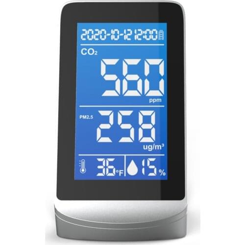 CO2 Meter Detector DM72D Digital PM2.5 Temperature Humidity Monitor Infrared NDIR Detector Multifunctional Air Quality Analyzer