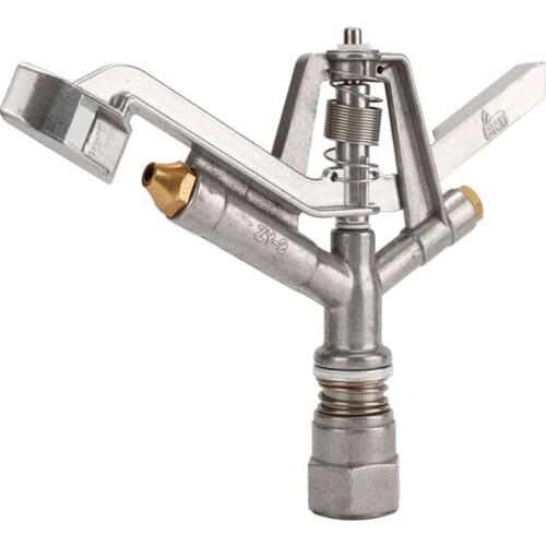 DWZ 2pcs 1"(DN25) Zinc Alloy Rotary Rocker Arm Metal Nozzle Watering Sprinkler Garden Lawn Sprayer Sprink Water Irrigation