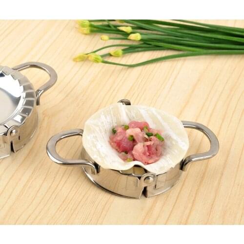 304 Stainless Steel Dumpling Artifact Embossed Dumpling Skin Pinch Dumpling Maker Dumpling Mold Set Household Tools