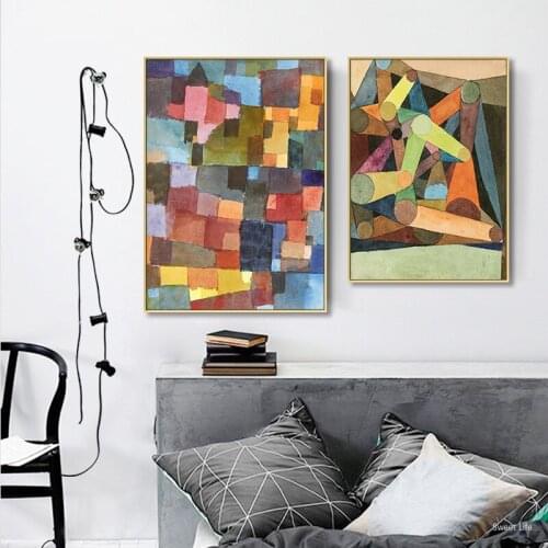 Paul Klee Classic Abstract Style Modern Decoration Art Canvas Print Painting Poster Wall Pictures for Modern Living Room Decor