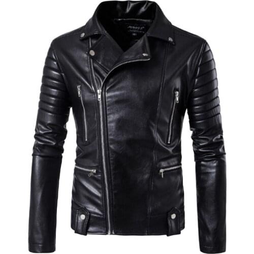 New Men Fashion Skull Leather Coats Male Bomber Jacket Brand Jacket Punk Multi Design Style Motorcycle Biker Leather Jacket 5XL