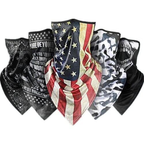 Summer Cold Ice Motorcycle Face Mask Men Skull Caps Helmet Balaclava Headwrap Bandana Face Shield Headband Running Cycling Hat