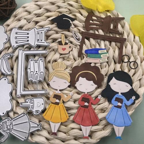 Teacher Metal Cutting Dies Stencil Scrapbooking Embossing Paper Card Craft DIY