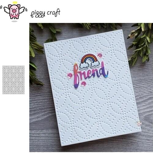 Piggy Craft metal cutting dies cut die mold Round hole frame Scrapbook paper craft knife mould blade punch stencils dies