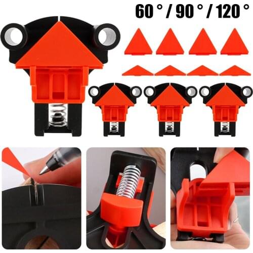 Multifunctional 4 PCS Rugged 90 Degree Right Angle Clamp Corner Clamps Quick Fixed Fishtank Glass Wood Picture Frame Woodwork