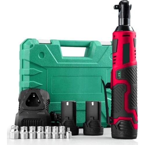 Cordless Electric Ratchet Wrench, 3/8" 40 Ft-lbs 400 RPM 12V Power Ratchet Wrench Kit OEM ORDER/LOGO CUSTOMIZED/WHOLESALE