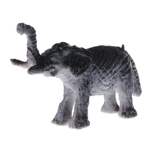 12x Plastic Wildlife Animal Model Set Kids Party Bag Filler Lion Tiger Zebra