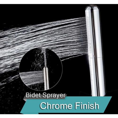 Wetips Stainless Steel Brushed Hand Held Shower Head Pressure Showerhead Shower Hose Bathroom Douche Replacement Hand Shower Set