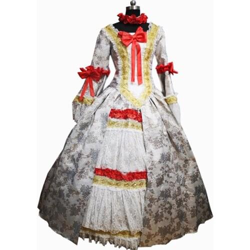 2020 New victorian Halloween Cosplay dress Colonial Georgian Renaissance Gothic Historical dress D-616
