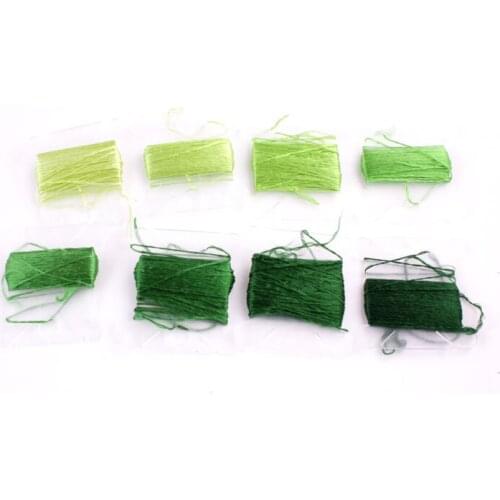 New 8 pieces Customizable thread-silk embroidery thread / embroidery Spiraea / silk line / Hand-embroidered threads