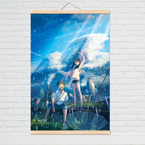 Weathering with you Japan Anime manga wall HD Canvas Poster Home Art Decor Animation tenki no Ko