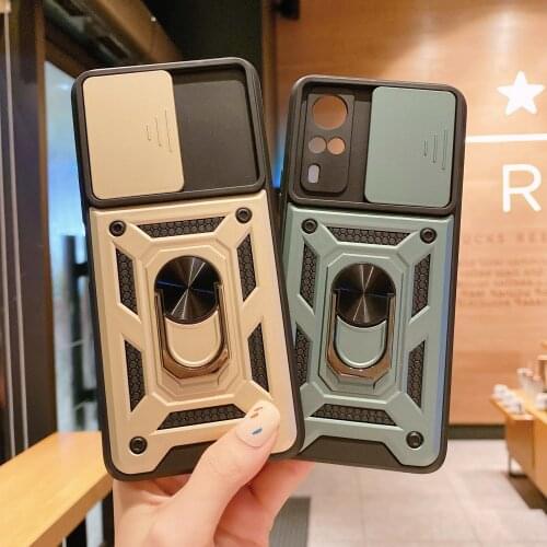 Slide Camera Lens Protection Shockproof Case For VIVO V21 V21E Y51 Y31 Y20 Y20S Y20i Y30 Y91 Y93 Y95 Y11 Y12 Y15 Y17 Back Cover