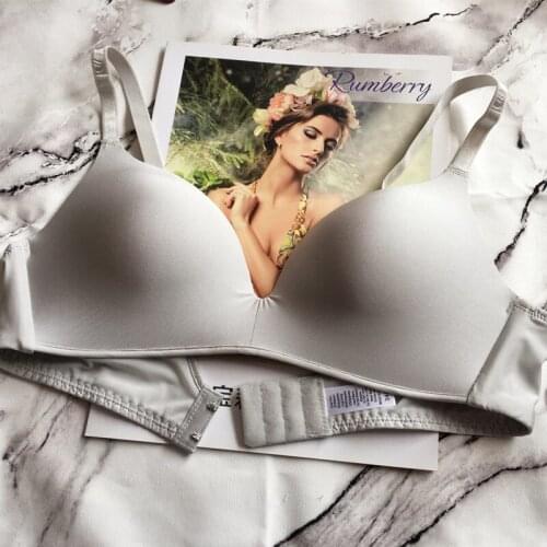 Sanderala Sexy Lingerie Women Underwear Solid Color Seamless Bra Comfortable Sleep Brassiere Breathable Thin Soft Intimates