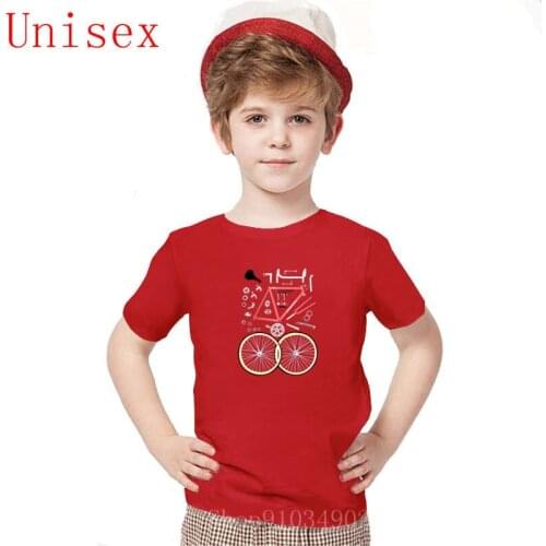 Bicycle Parts mtb Fashion Harajuku Tops kids clothes girls 8 to 12 shirts for teenage girls Designer shirt boys clothes 8 years