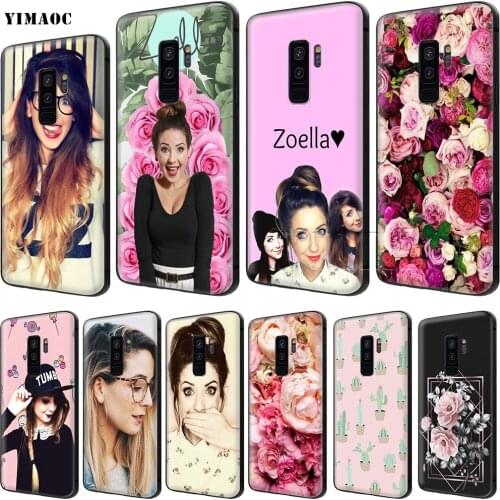 YIMAOC Zoe Sugg Zoella Case for Samsung Galaxy A7 A8 A9 A10 A20 A30 A40 A50 A70 M10 M20 M30 S10e J6 Plus