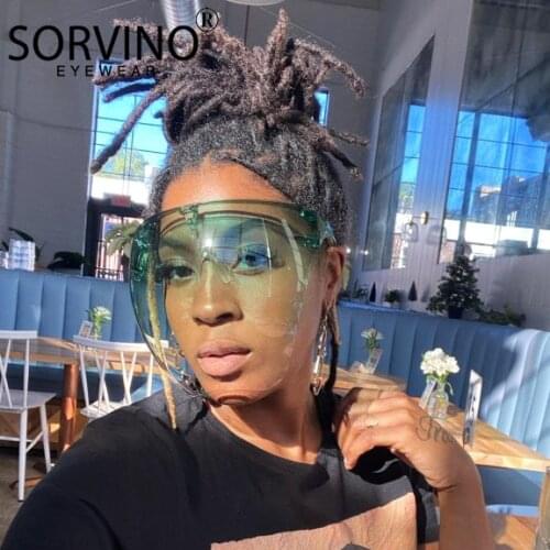 New Large Frame Eye Protection Isolation Mask Transparent Unique Design Full Face Anti-fog Anti-splash Protective Goggle Mask