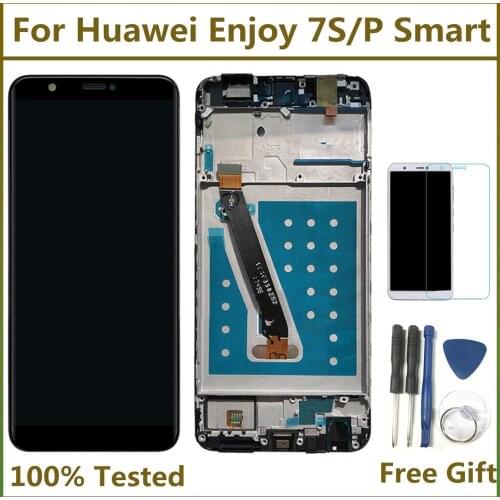 LCD Screen For Huawei P Smart Display 5.65 inch Touch Screen Digitizer Assembly Replacement For Huawei Enjoy 7S lcd screen
