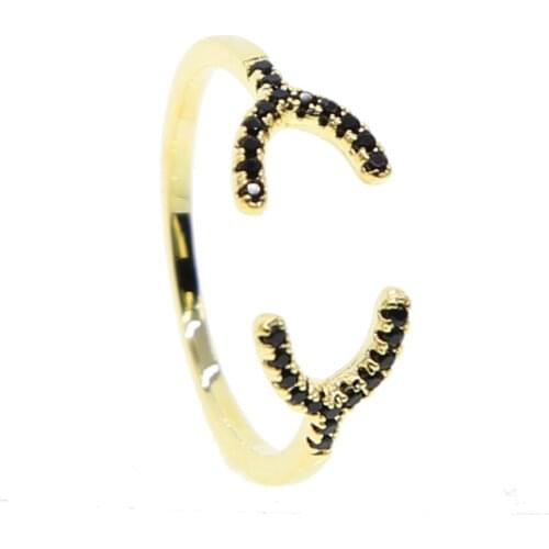 2019 Copper Anillos Jewelry Fashion Simple Tree Branch Open Rings For Women Golden Shiny Bijoux Anel For Lady Finger Gift New