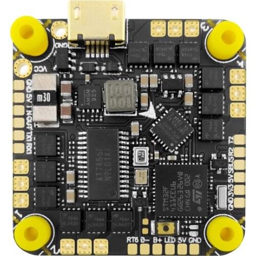 25.5mm HAKRC F4126 MPU6000 F411 Flight Controller BLHELI_ S 20A/35A ESC AIO for RC FPV Freestyle Toothpick Cinewhoop Drones