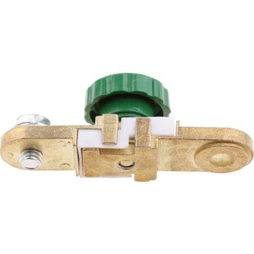 Car Heavy Duty Battery Disconnect Isolator Cut Off Switch Battery Terminal Golden Metal Copper Plating Alloy